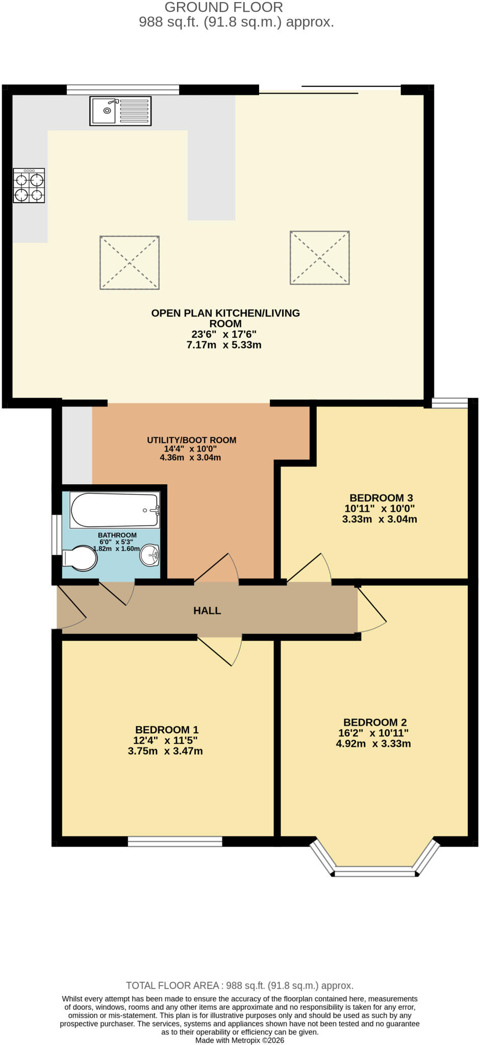 Layton Road, Poole, Dorset, BH12 floorplan