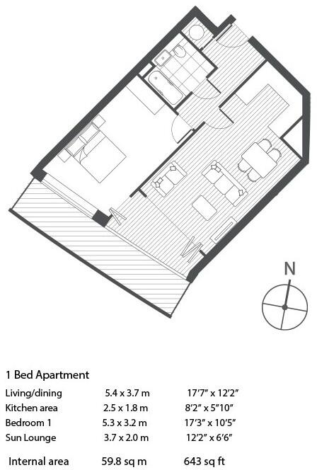 Gateway Tower, London floorplan