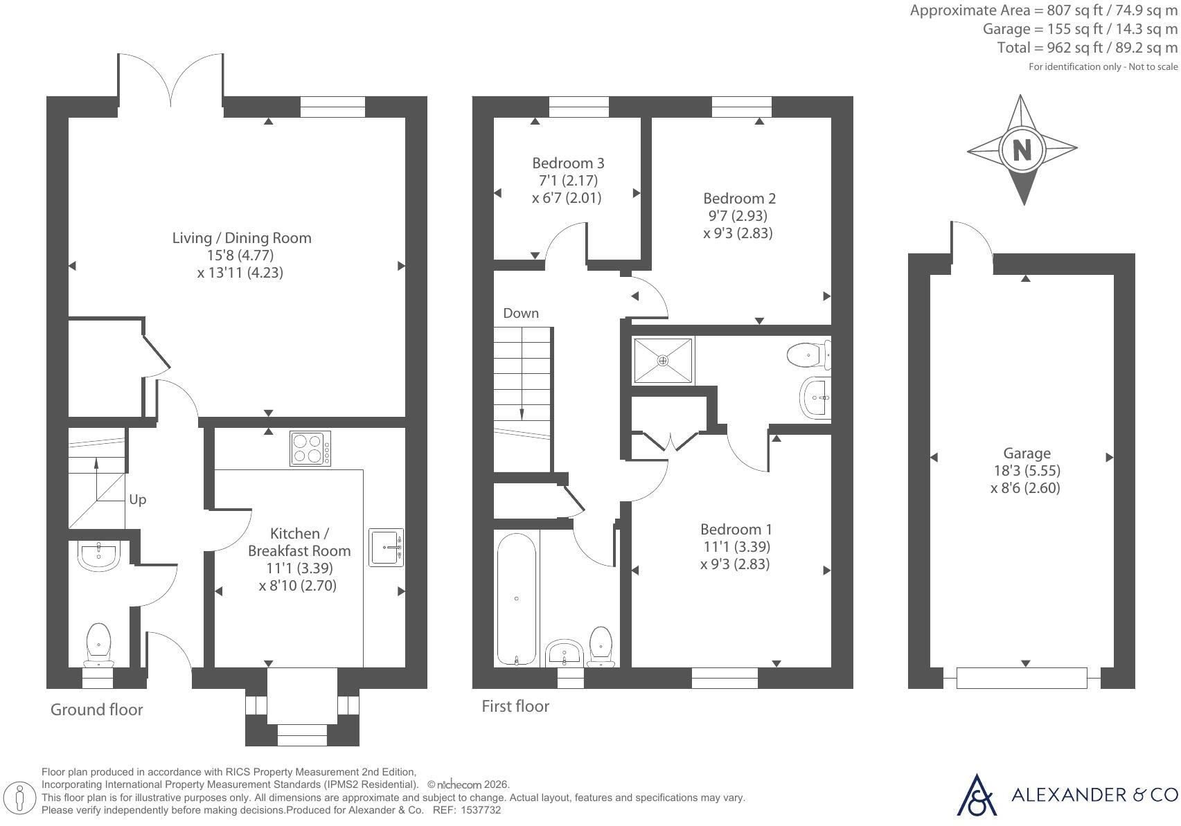 Heron Drive, Brackley, Northamptonshire floorplan