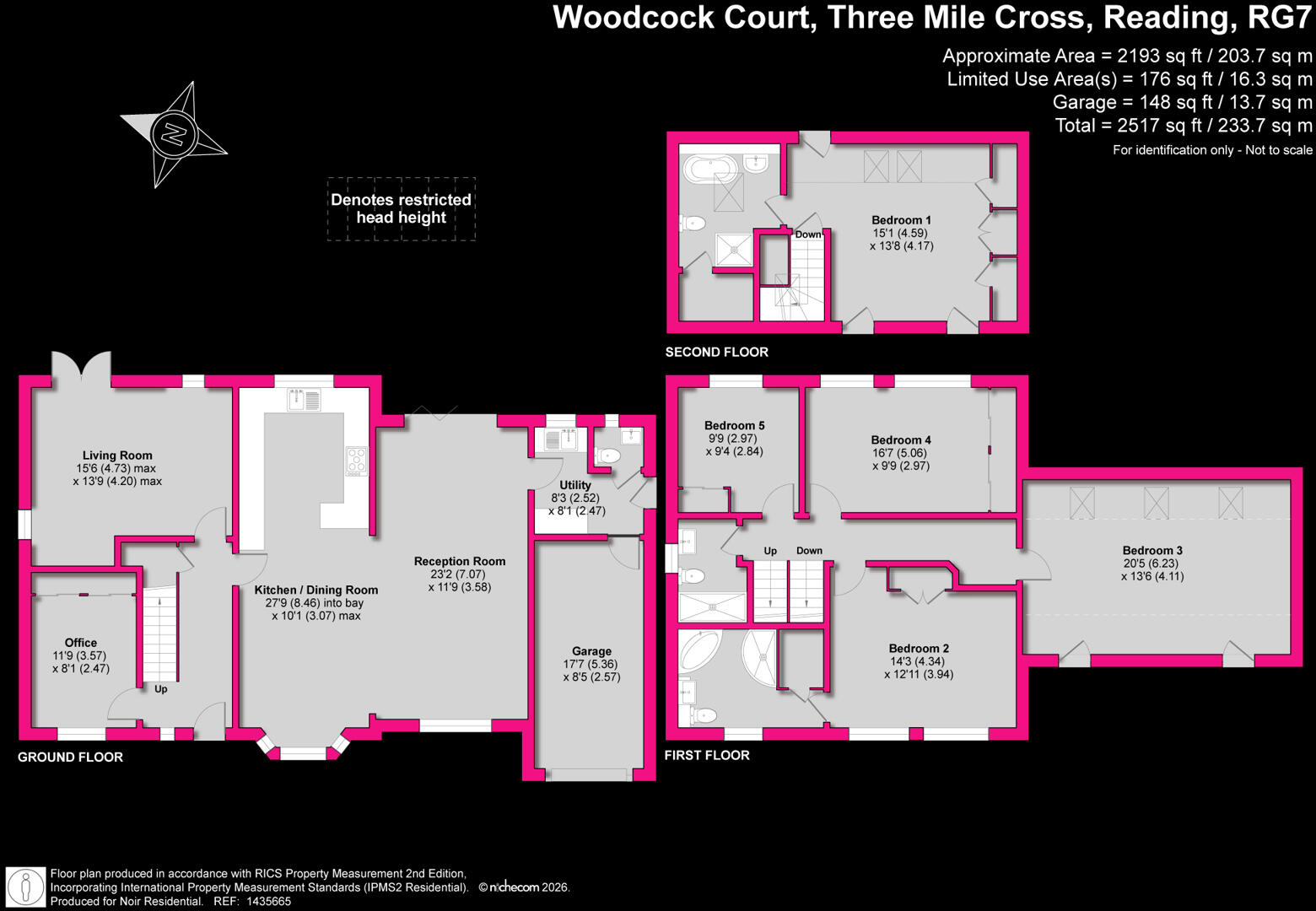 Woodcock Court, Three Mile Cross, Reading, Berkshire, RG7 floorplan