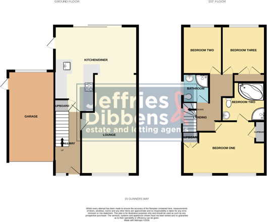 Gunners Way, Elson, Gosport floorplan