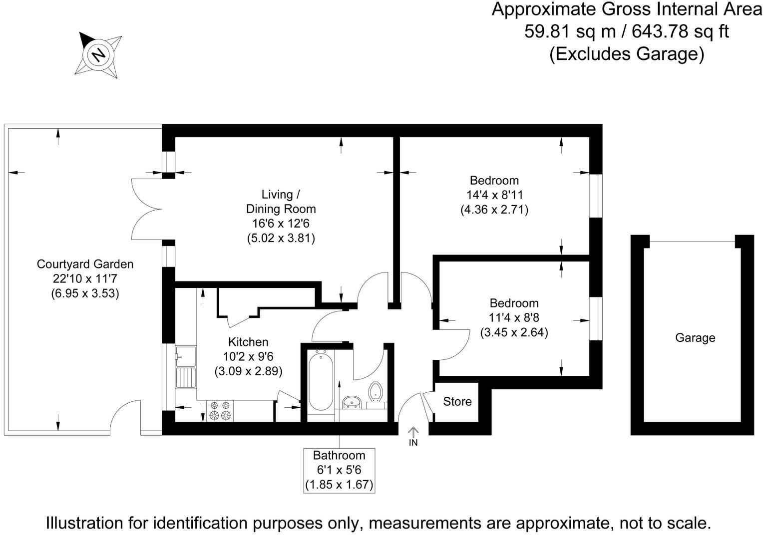 Sutton Road, Speen, Newbury, RG14 1UT floorplan