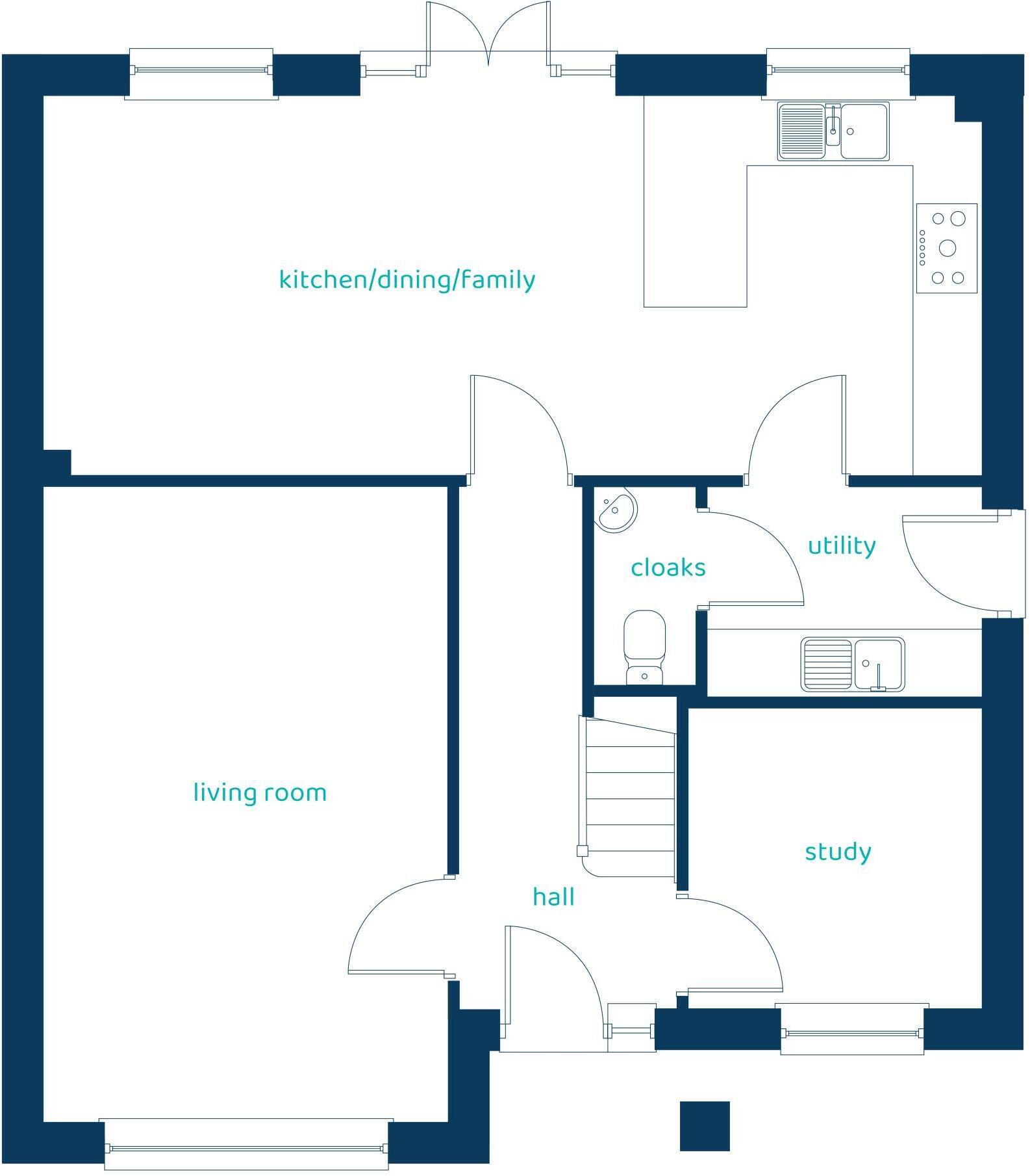 Gwernaffield Road,


Mold
CH7 5DA floorplan