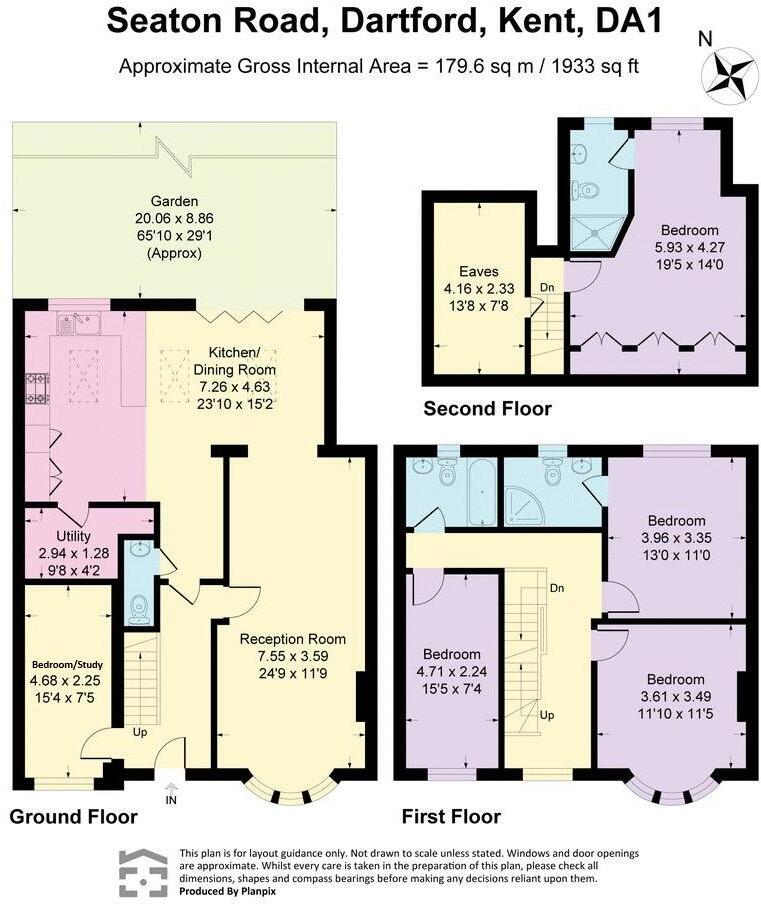 Seaton Road, Dartford floorplan