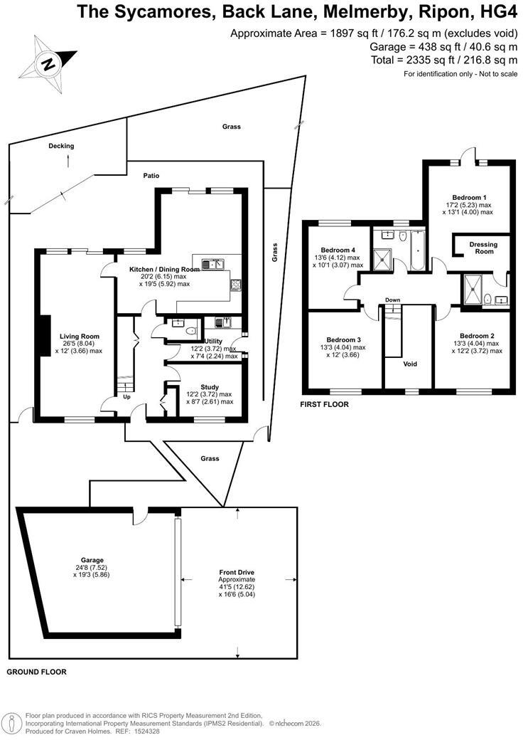 Back Lane, Melmerby, Ripon floorplan