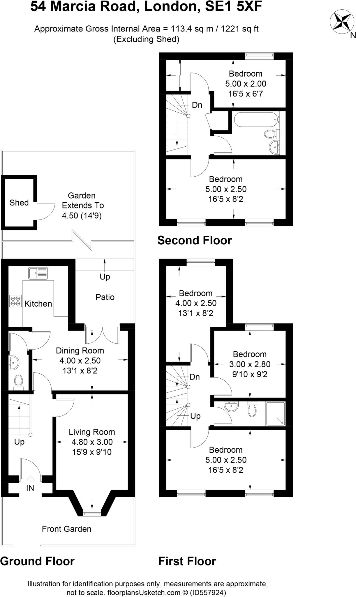 Marcia Road, Southwark, London floorplan