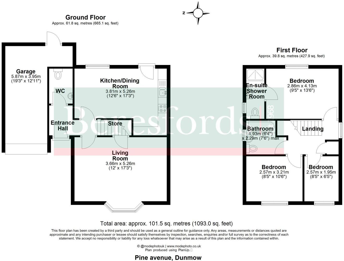 Pine Avenue, Dunmow, CM6 floorplan