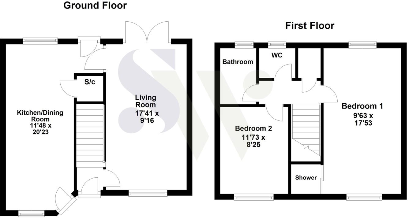 Chelveston Drive, Corby, NN17 2QF floorplan
