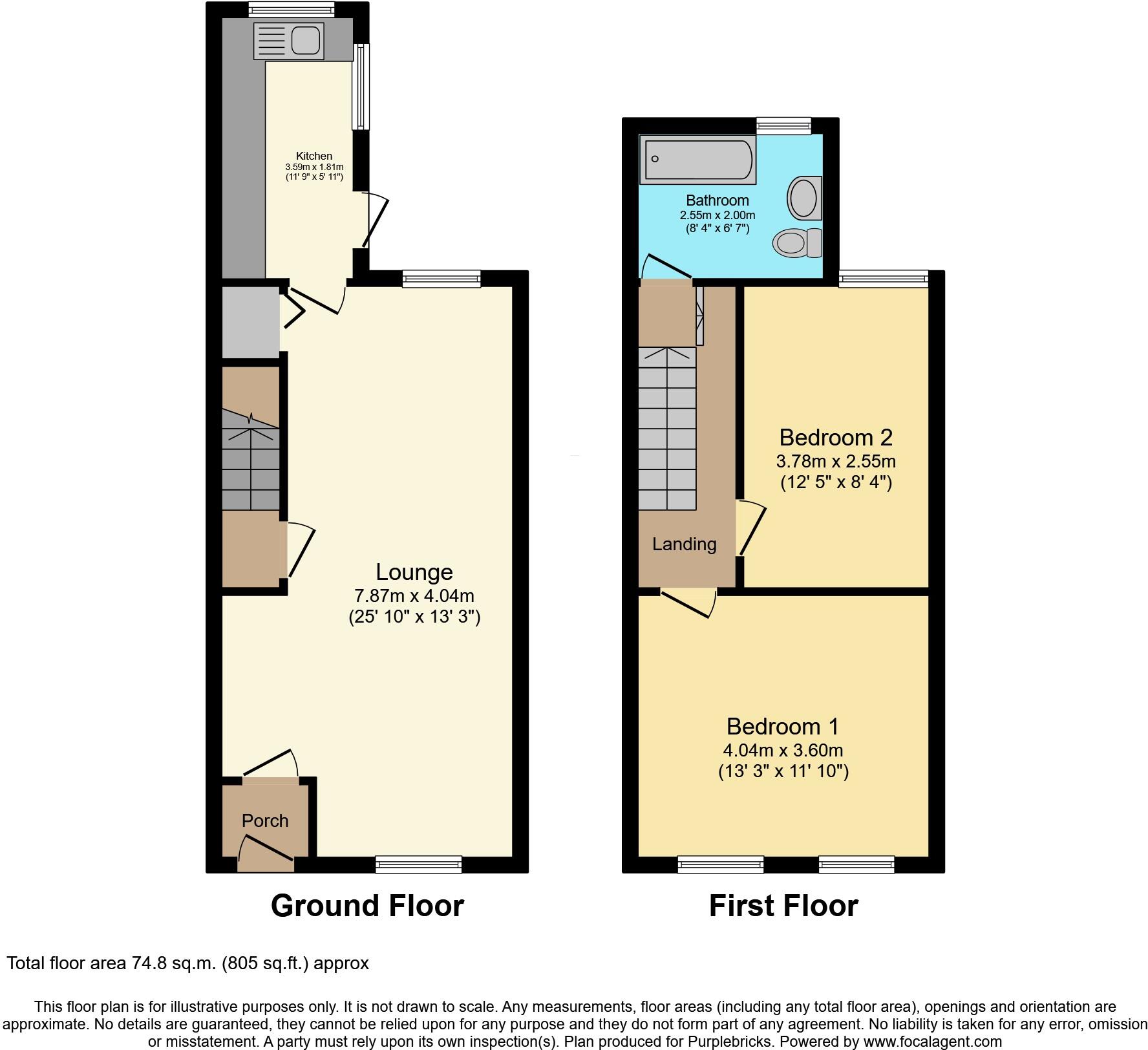 Warwick Street, Southport, PR8 floorplan