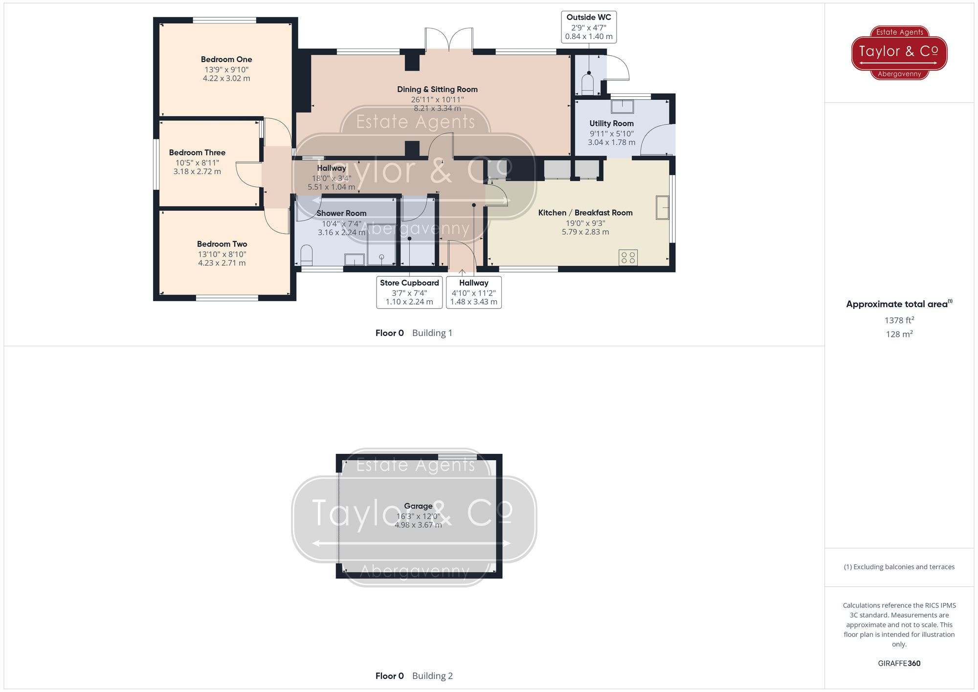 Bwlch, Brecon, LD3 floorplan