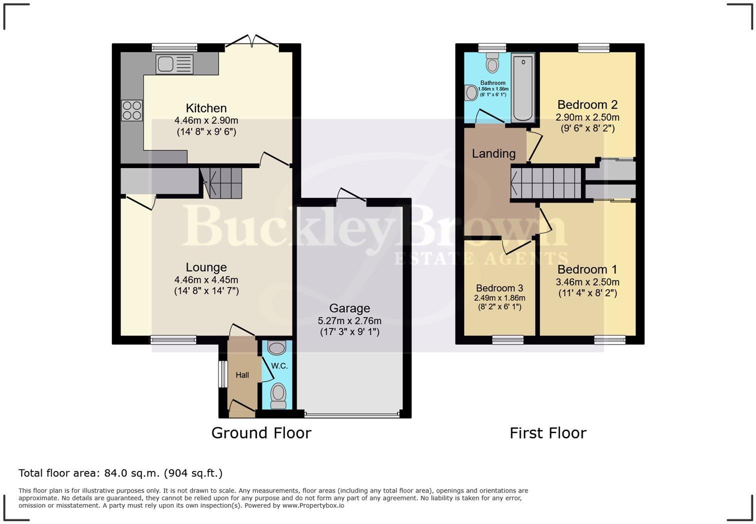 Peter Way, Bilsthorpe, Newark floorplan