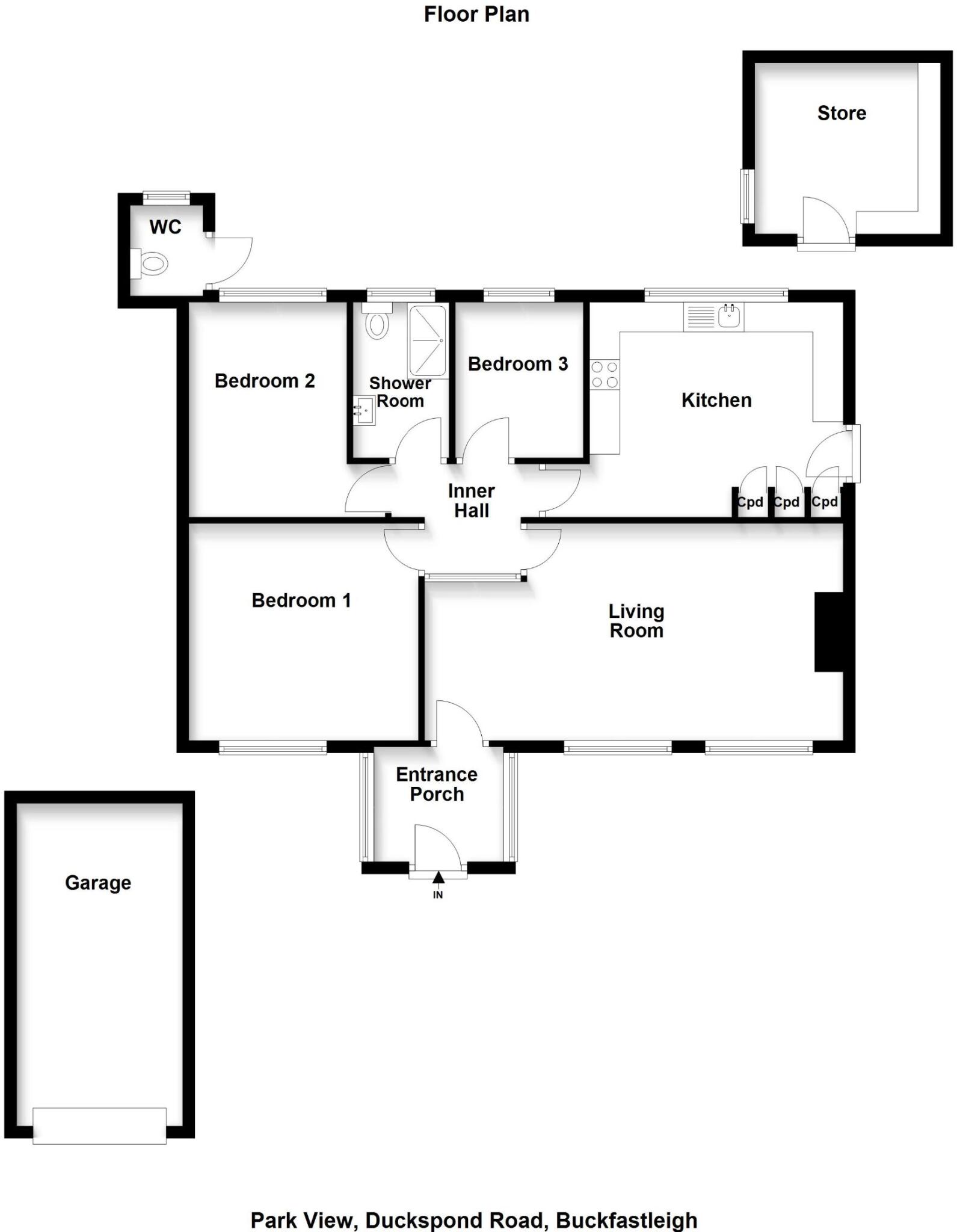 Duckspond Road, Buckfastleigh floorplan