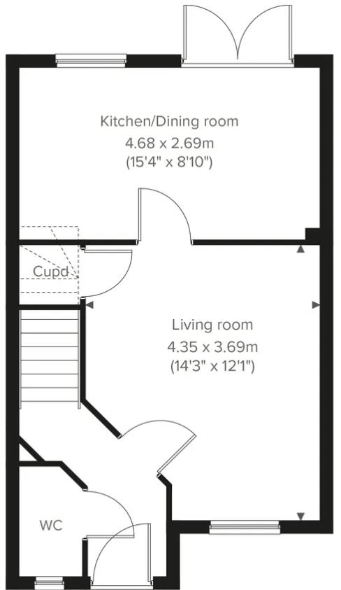 Forest View, Nottingham, NG14 floorplan
