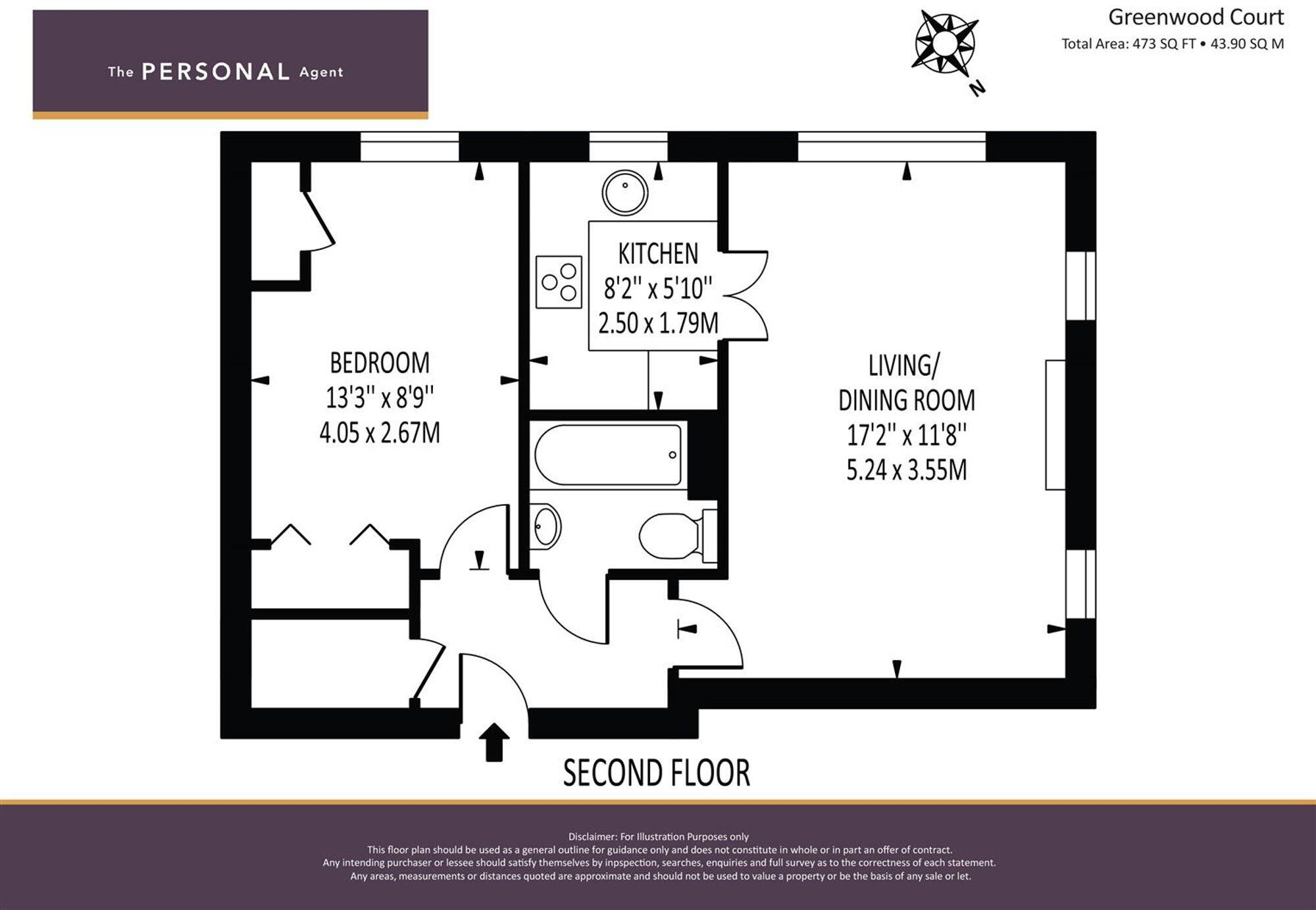 The Parade, Epsom, KT18 floorplan