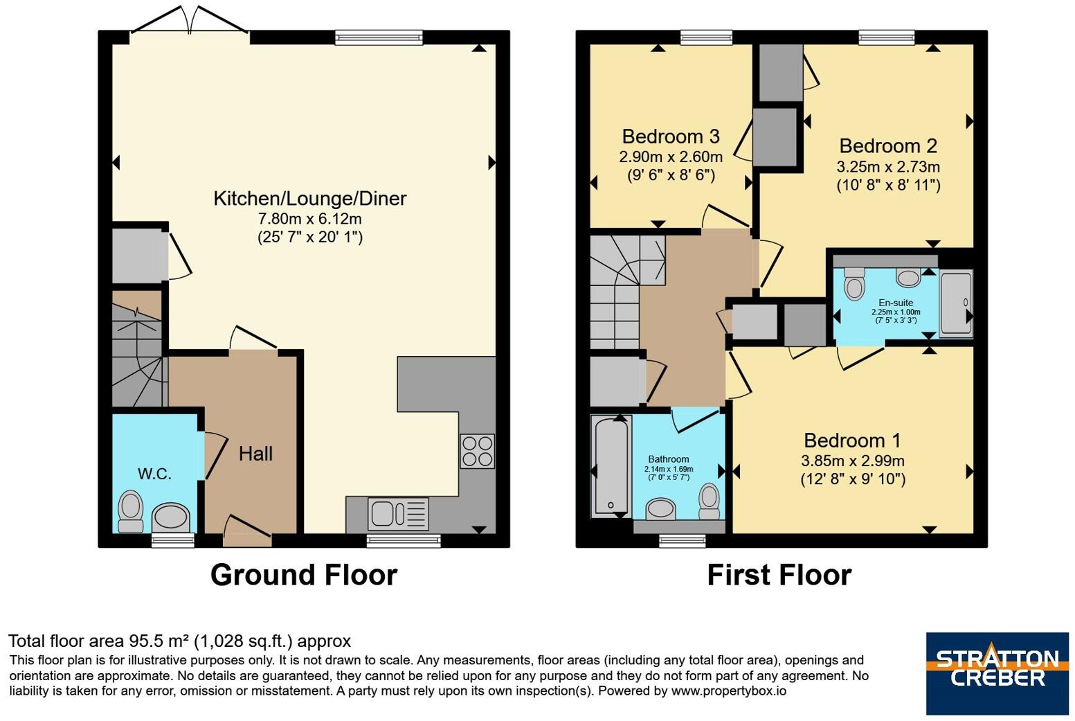 Cupid Drive, Tolgus, Redruth, Cornwall, TR15 floorplan