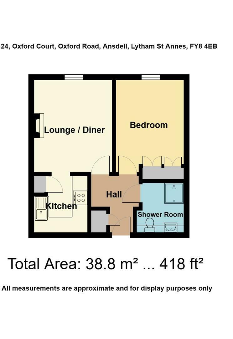 Oxford Court, Ansdell, Lytham St Annes floorplan