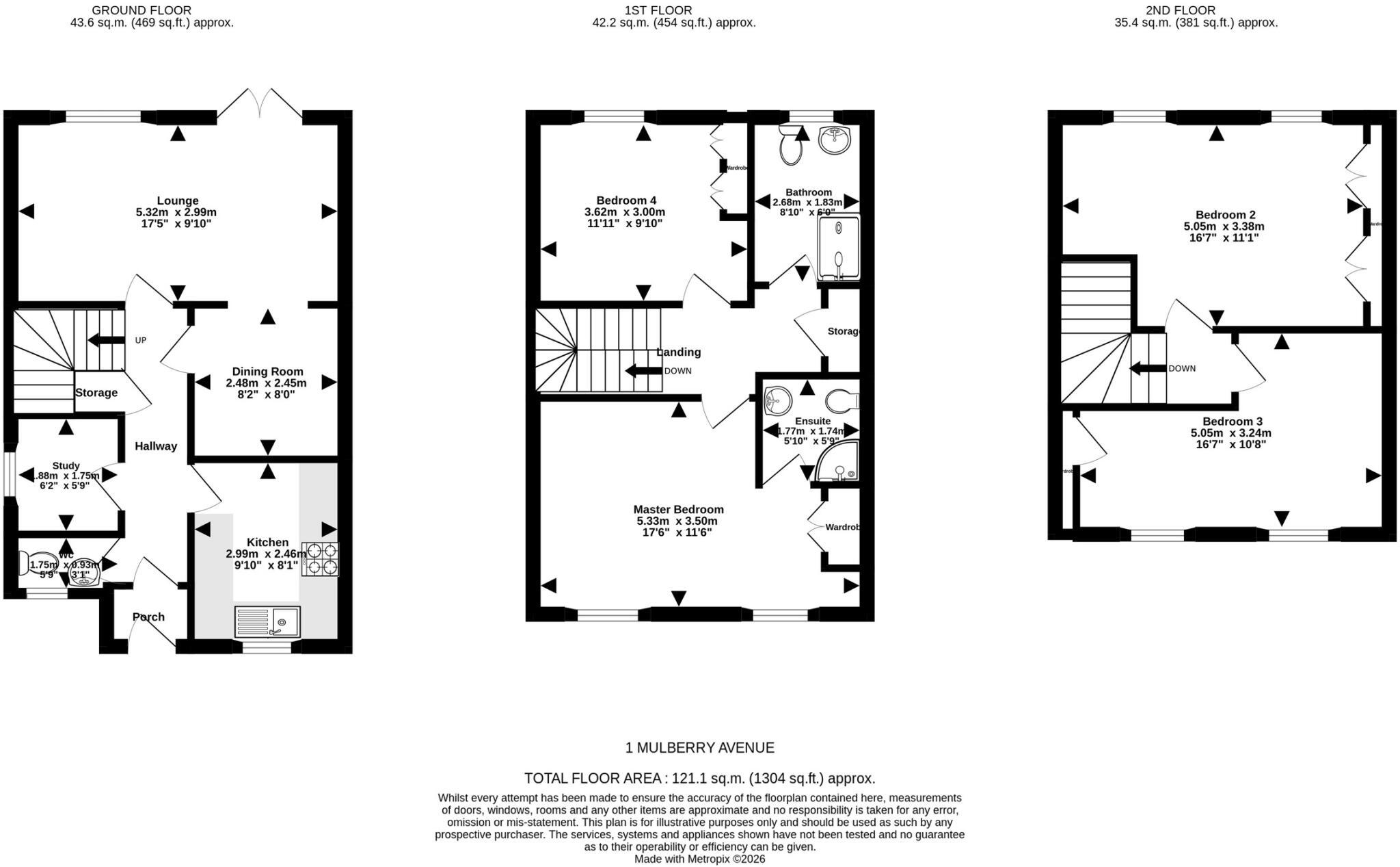 Mulberry Avenue, Portishead floorplan