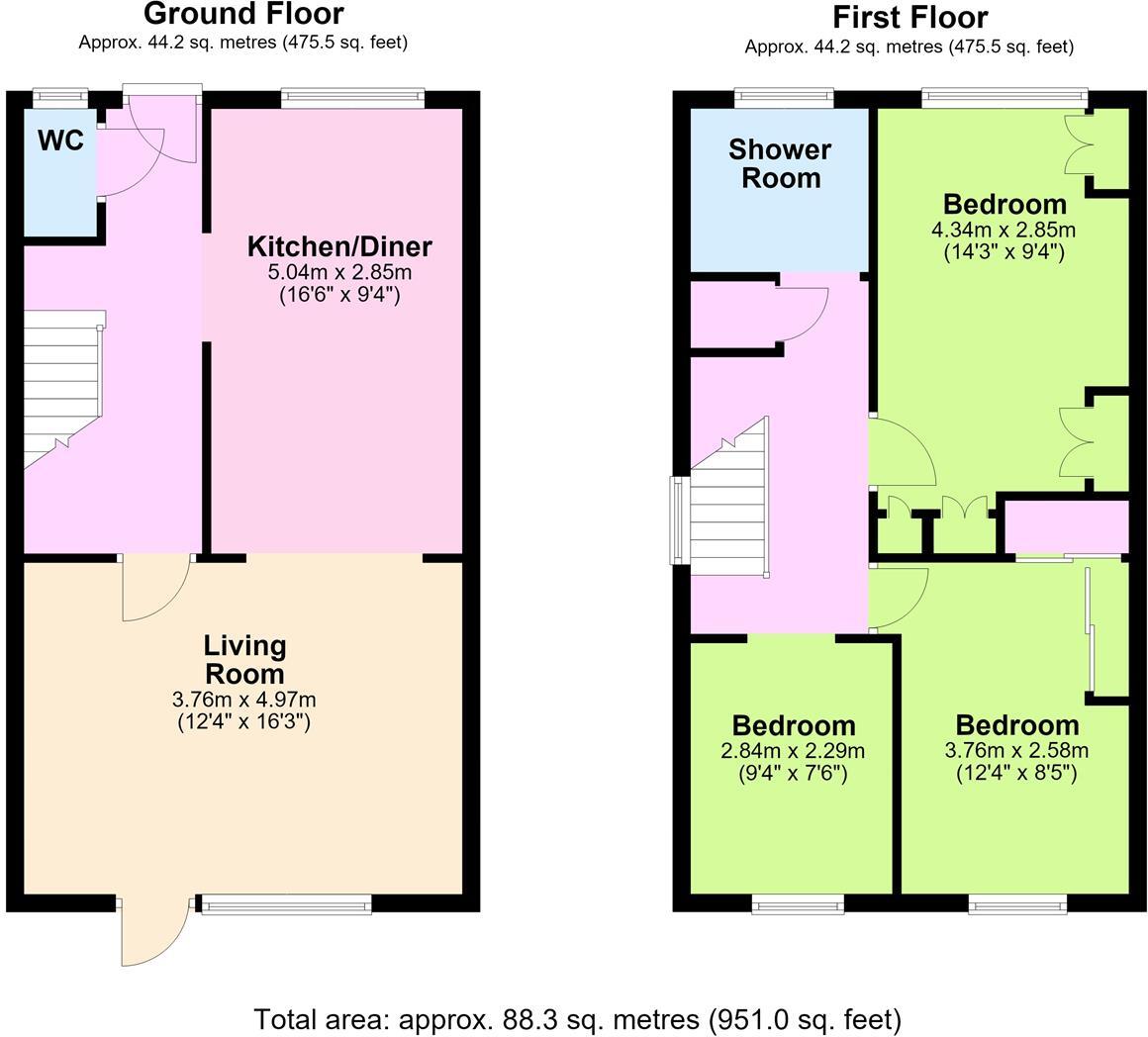 Chippers Road, Worthing floorplan