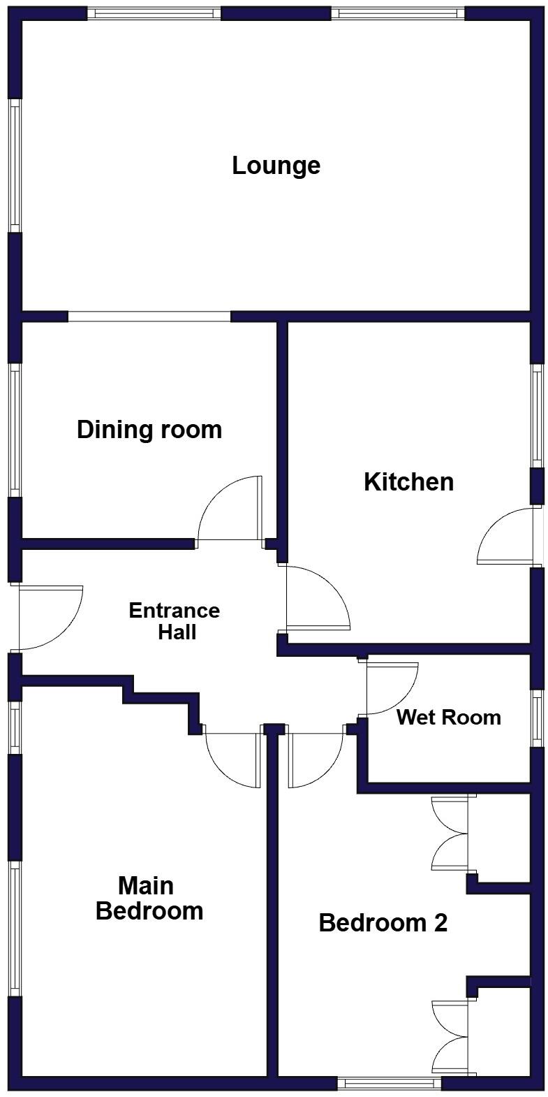 The Paddock, Dorset Hills, St Leonards, BH24 floorplan