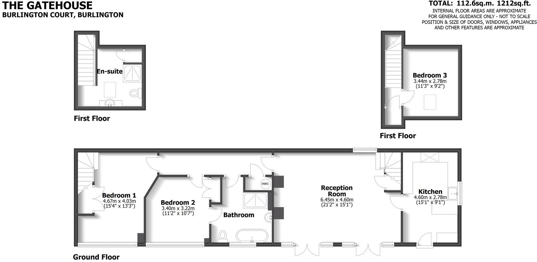 The Gatehouse, Burlington Court, Burlington, TF11 8BW floorplan