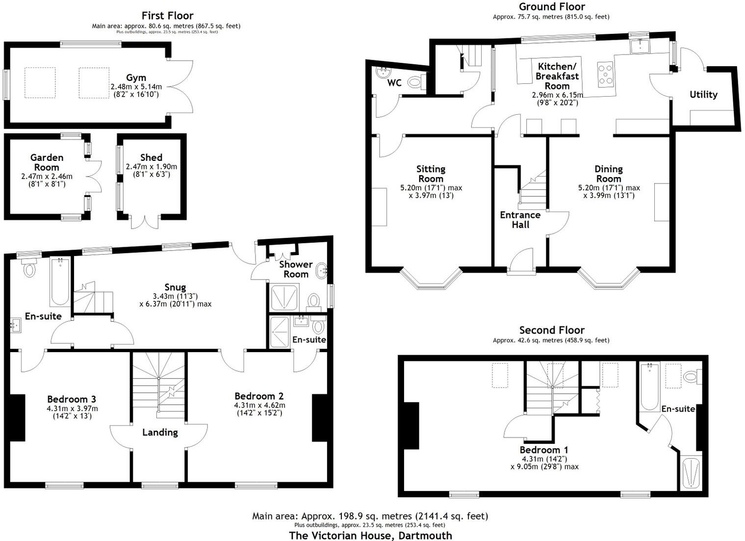 Vicarage Hill, Dartmouth floorplan