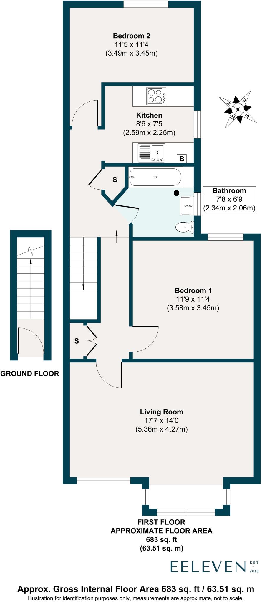 Harrington Road, Leytonstone, London, E11 floorplan