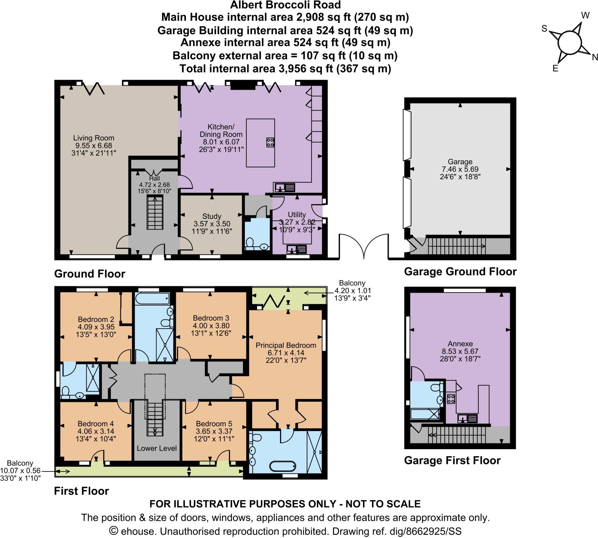 Albert Broccoli Road, Denham, Uxbridge, Middlesex floorplan