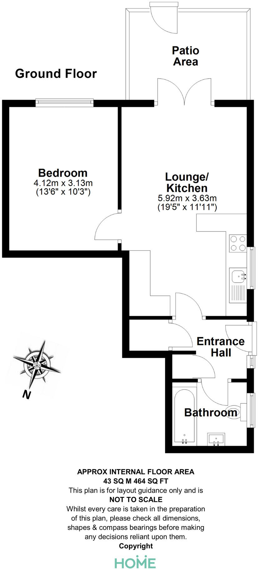 Third Avenue, Chelmsford floorplan