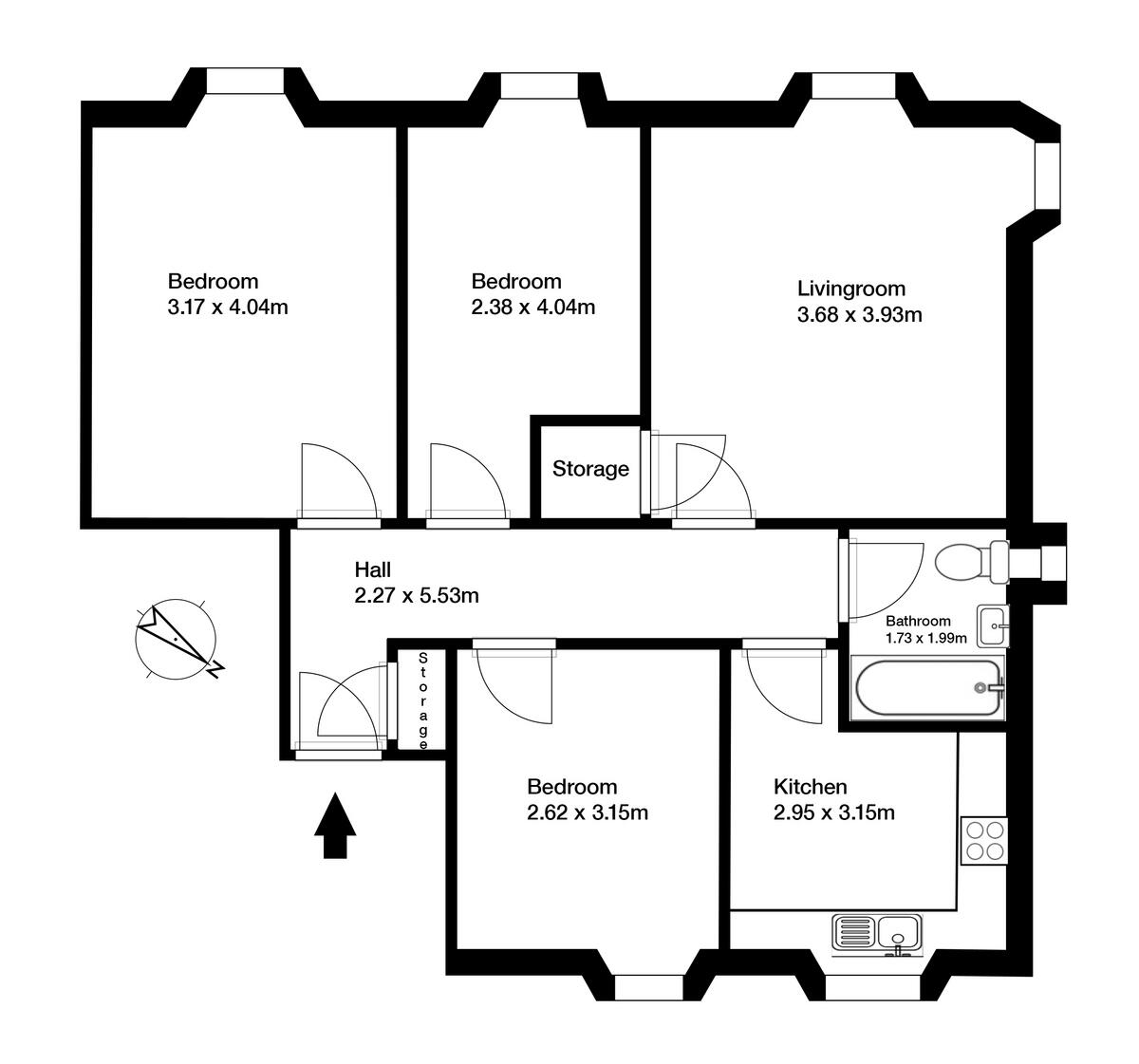 McLean Place, Campbeltown, PA28 floorplan