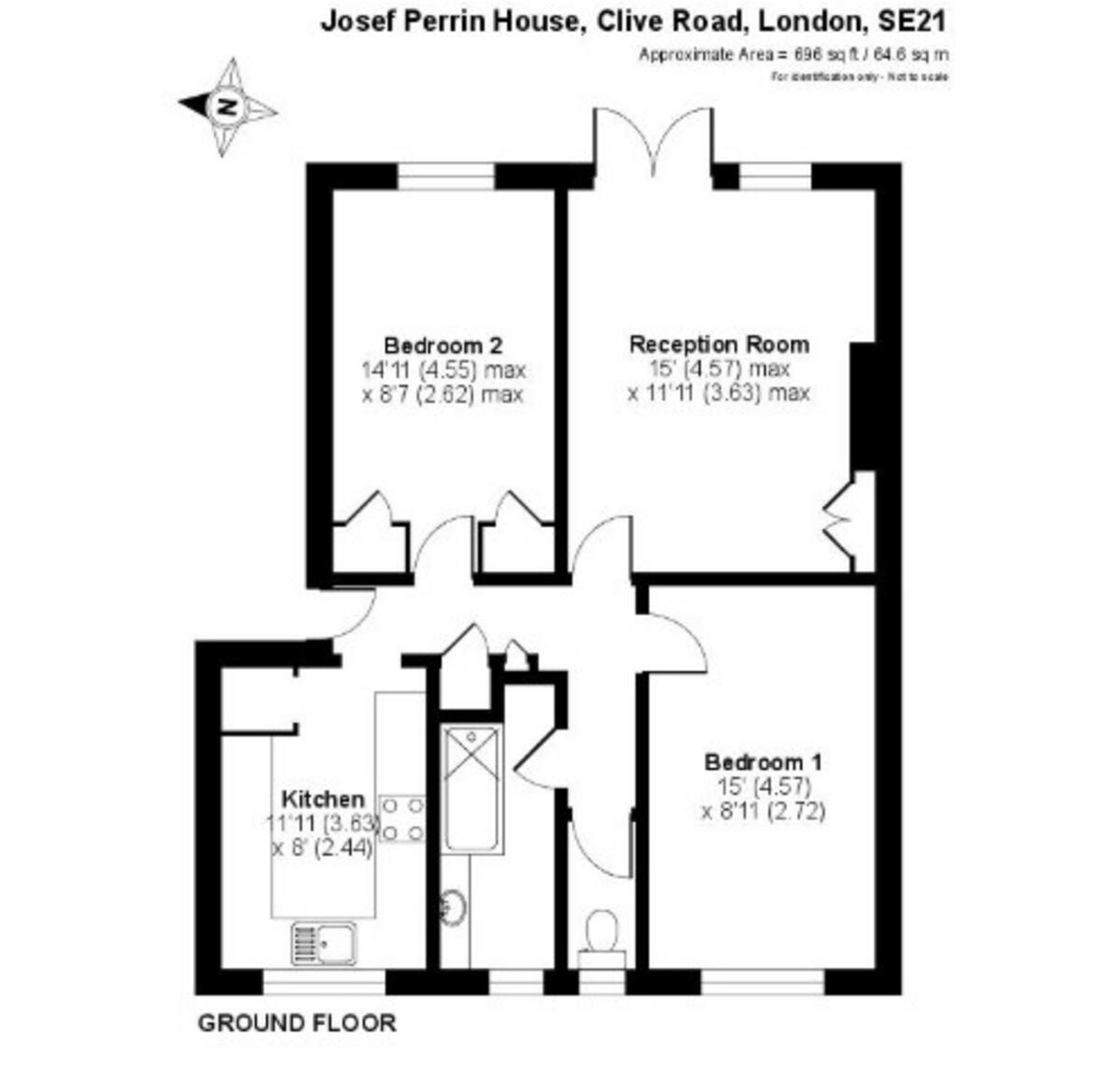 Clive Road, London floorplan