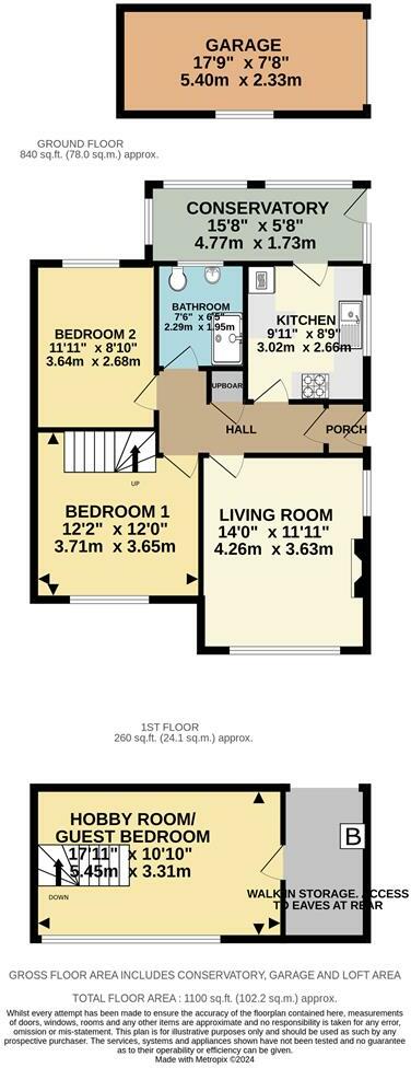 Pennine Way, Kettering floorplan