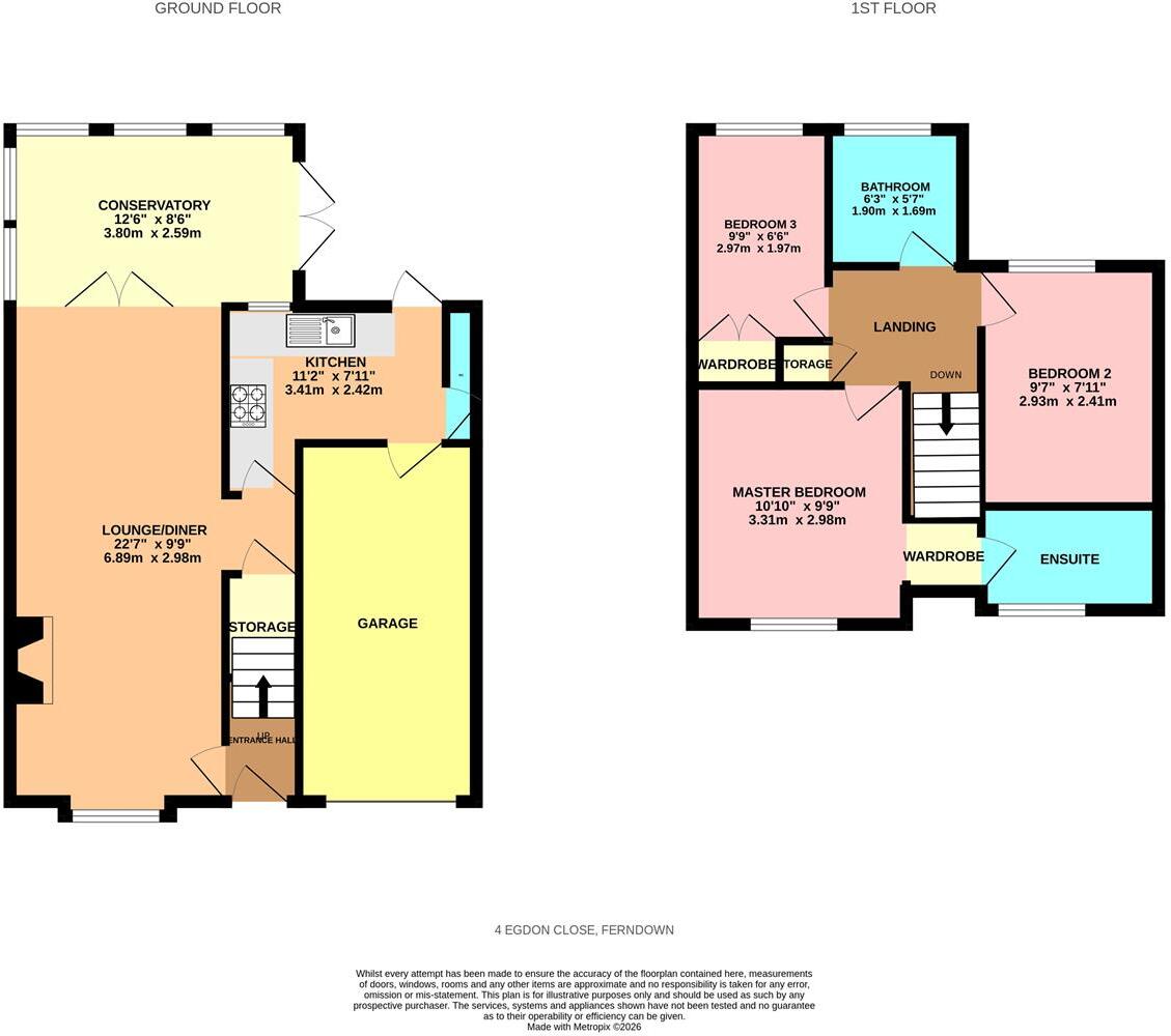 Egdon Close, Ferndown floorplan