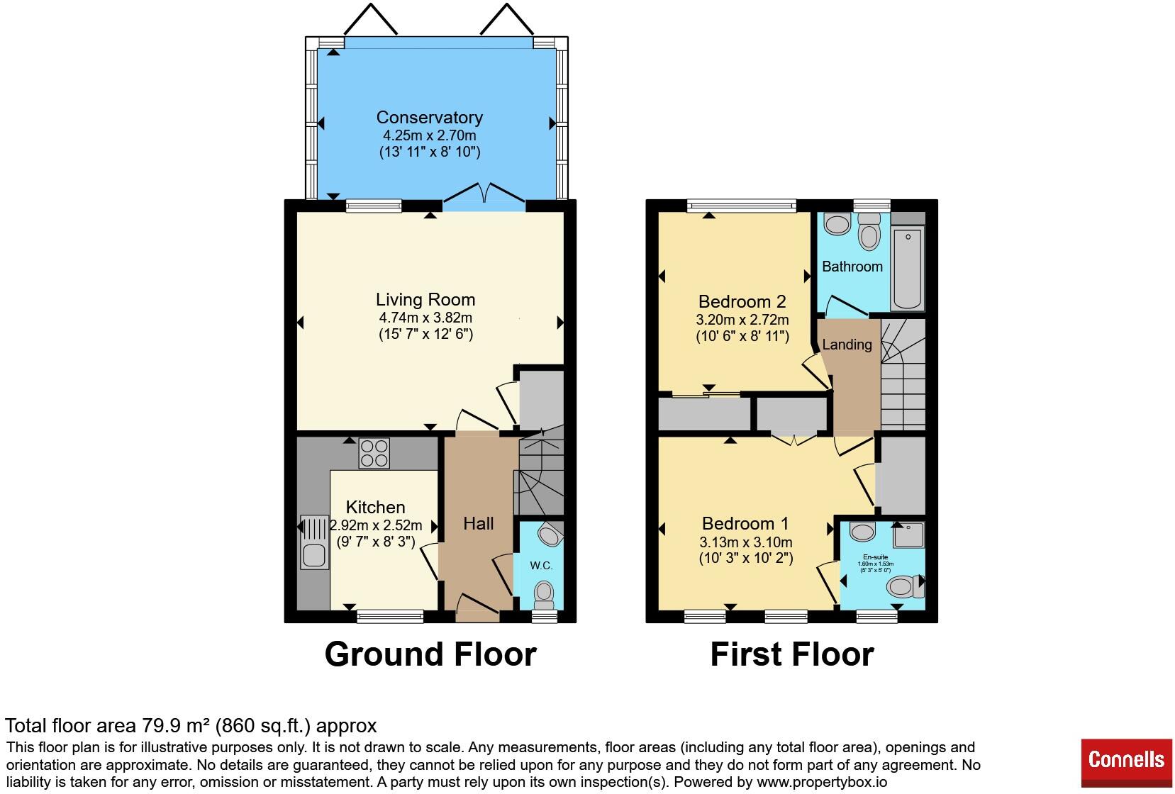 Treefields, Buckingham floorplan