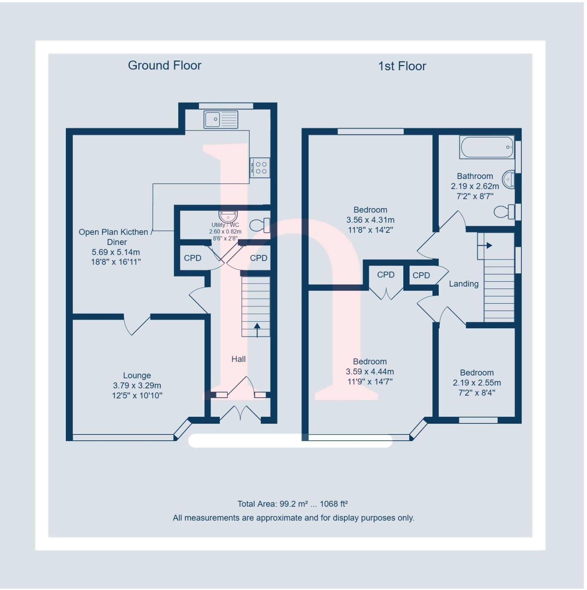 Edgewood Drive, Wirral, CH62 floorplan