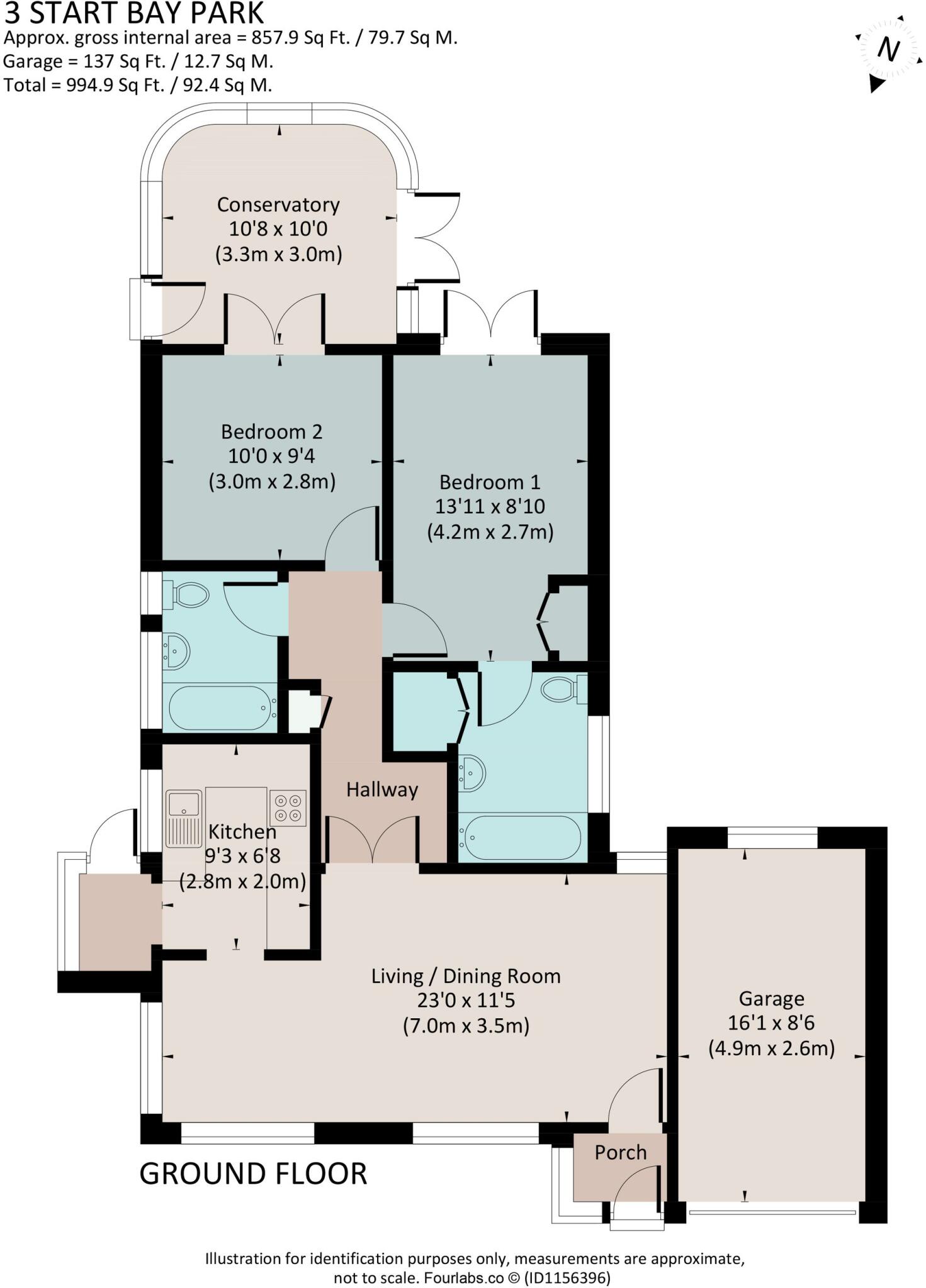 3 Start Bay Park, Strete, Dartmouth floorplan