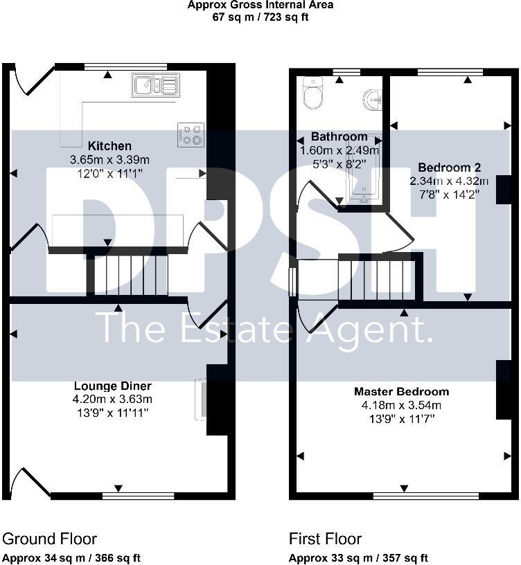 Bridle Street, Batley floorplan
