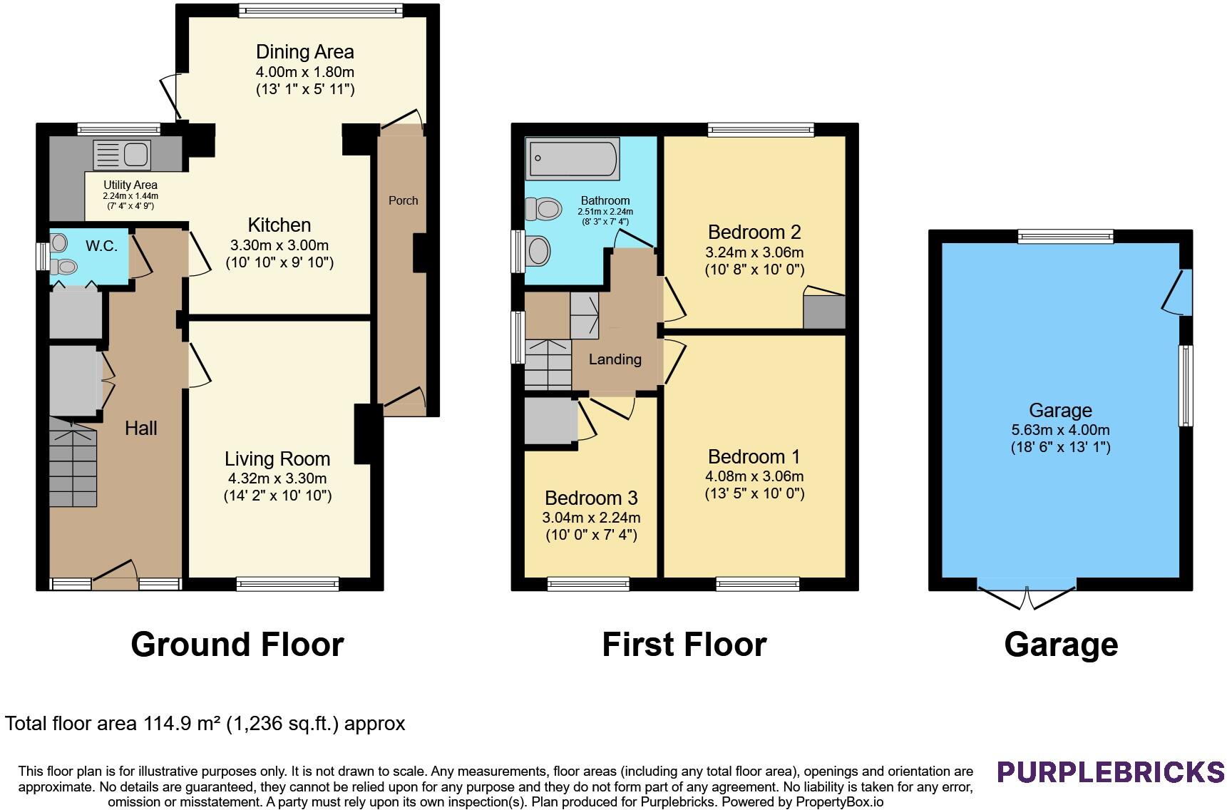 Rothwell Close, Silverdale , Nottingham, NG11 floorplan