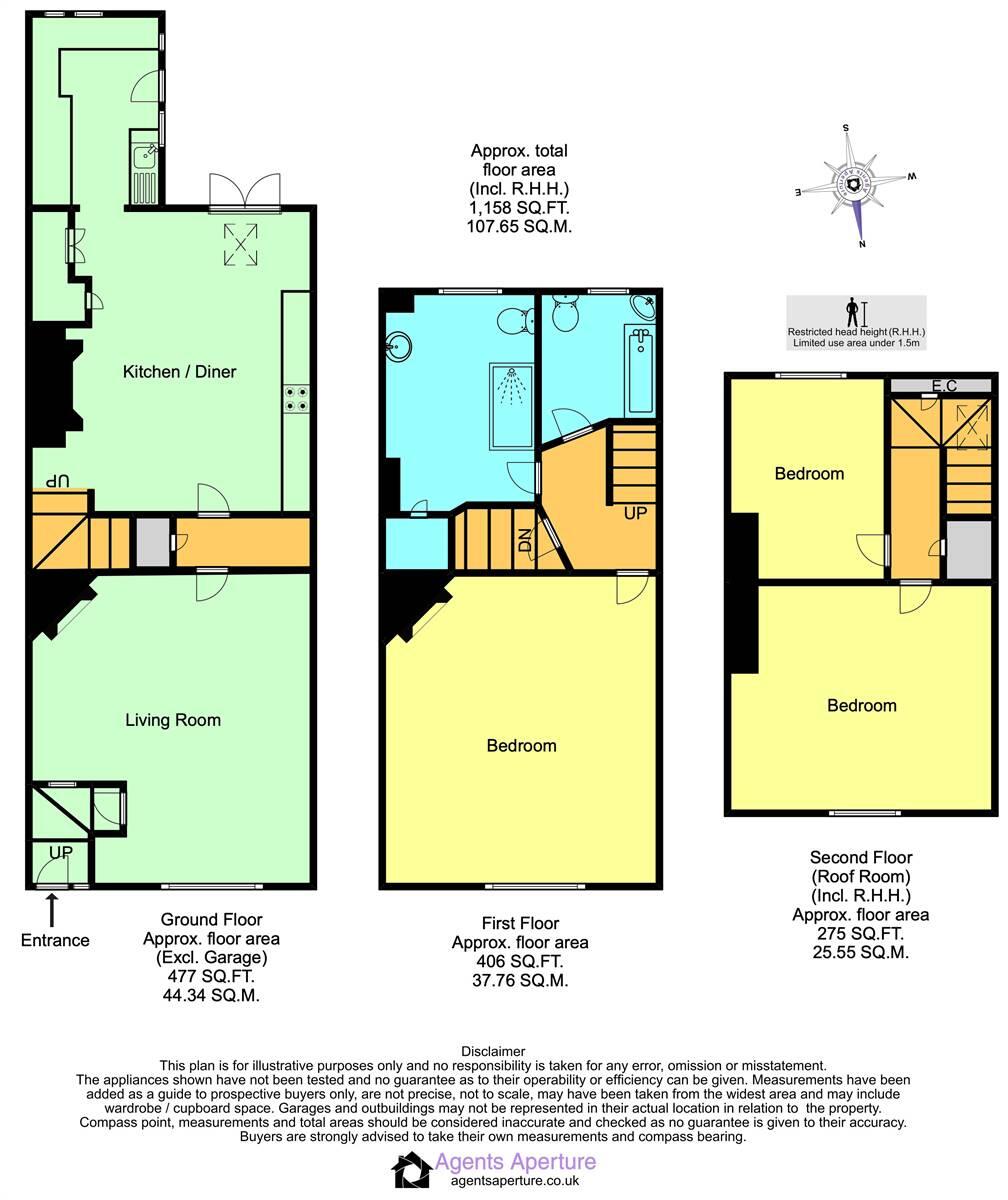 Central Parade, Herne Bay floorplan