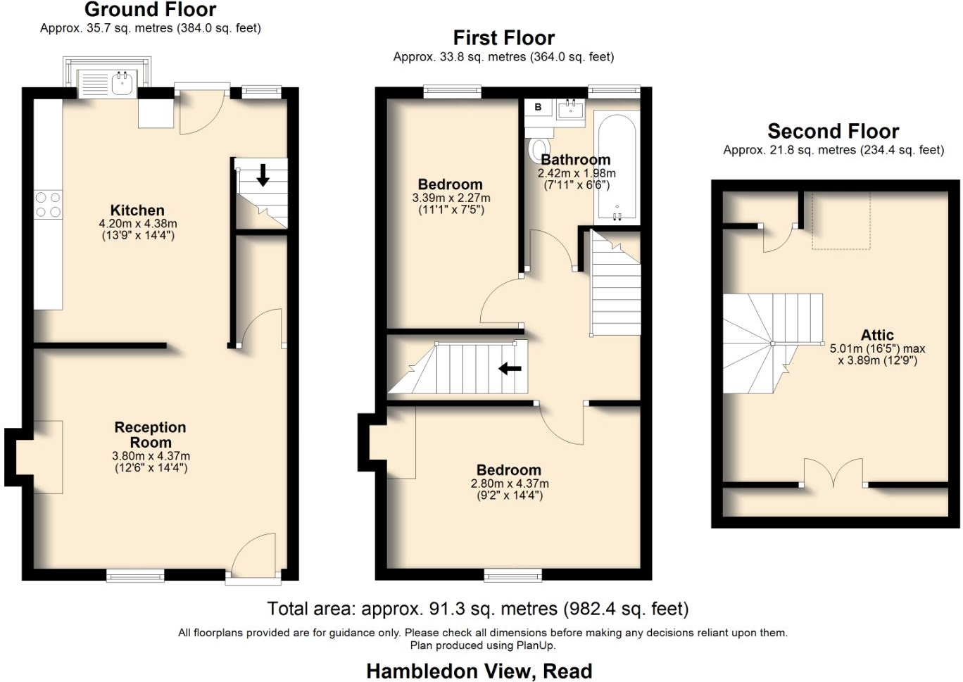 Hambledon View, Read, Burnley floorplan