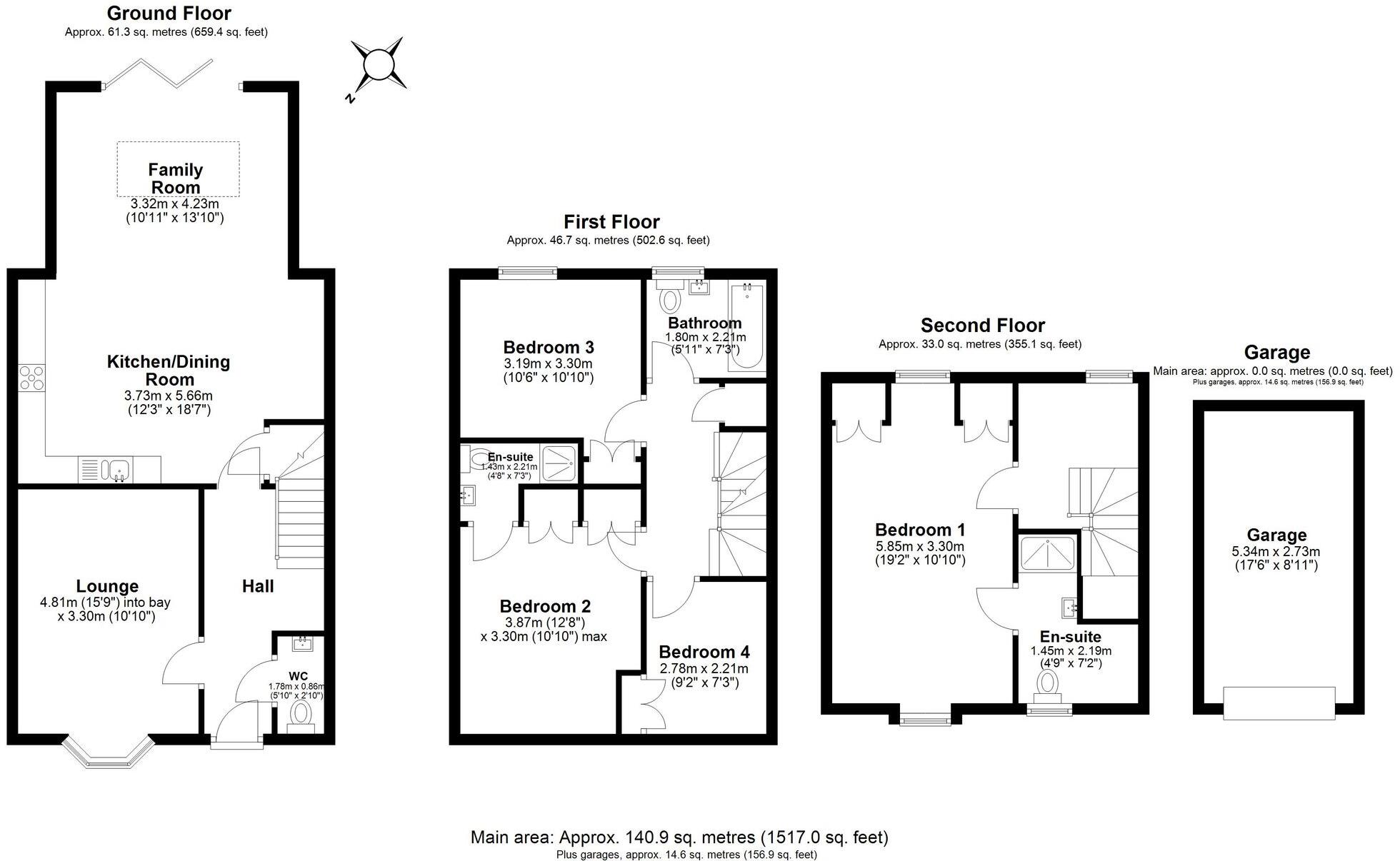Liberty Close, Great Sankey, WA5 floorplan