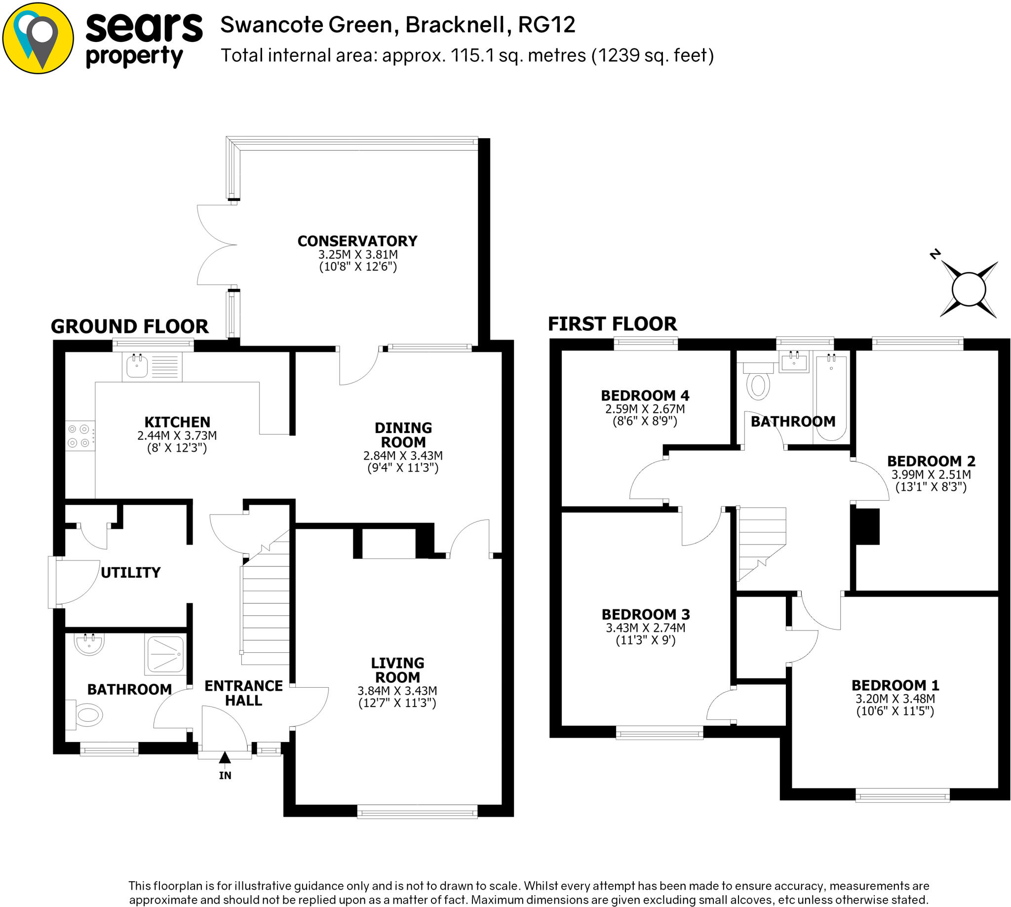 Swancote Green, Bracknell, RG12 floorplan