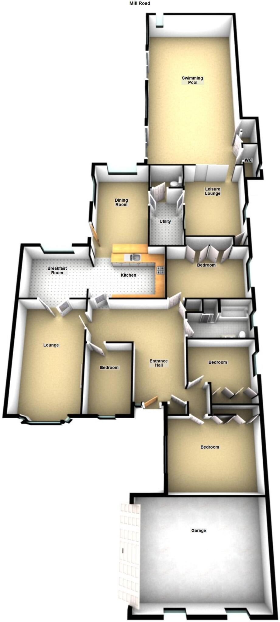 11 Mill Road, Emneth, Wisbech, Norfolk PE14 8AE floorplan