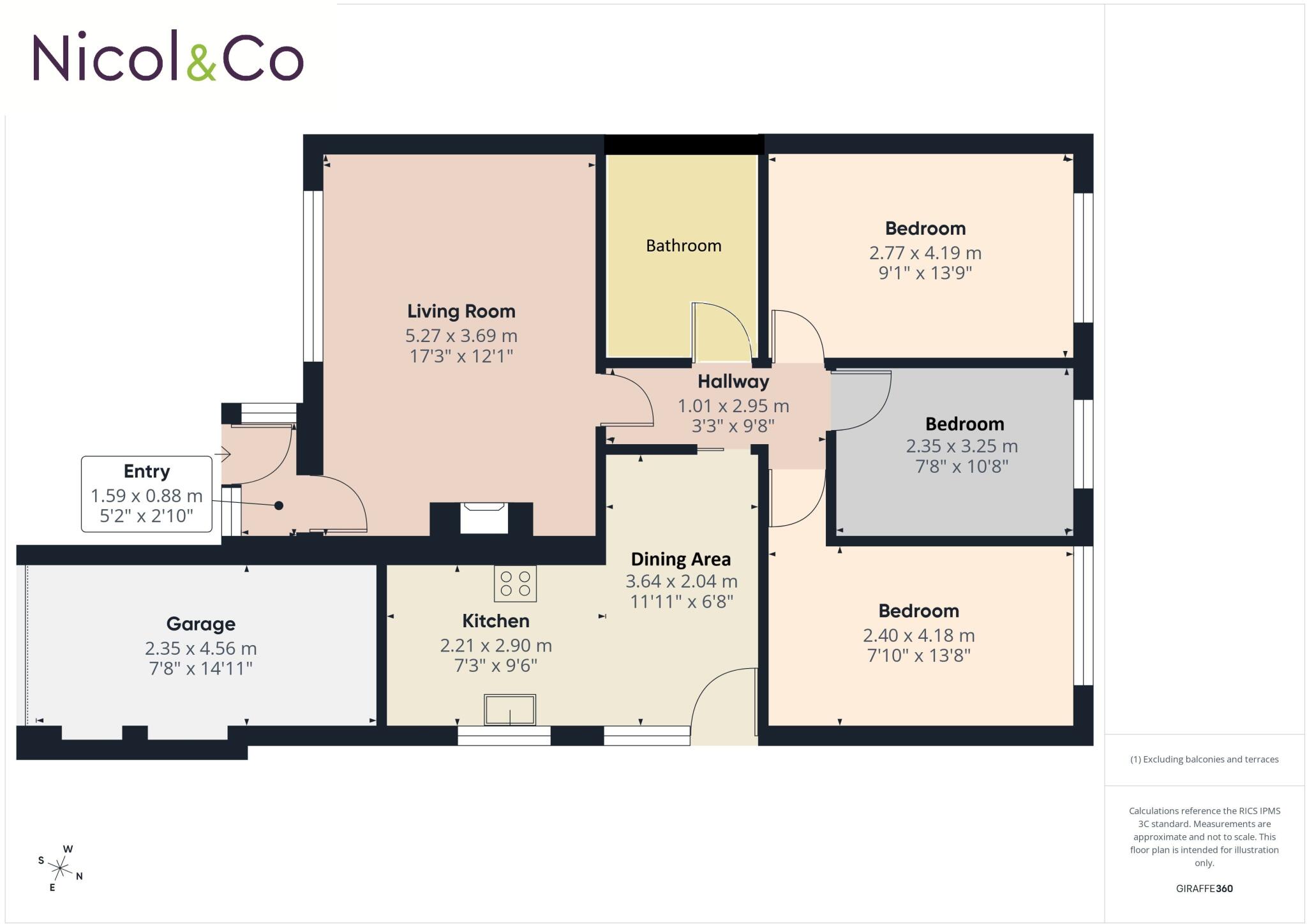 Lark Hill Road, Worcester, Worcestershire, WR5 floorplan