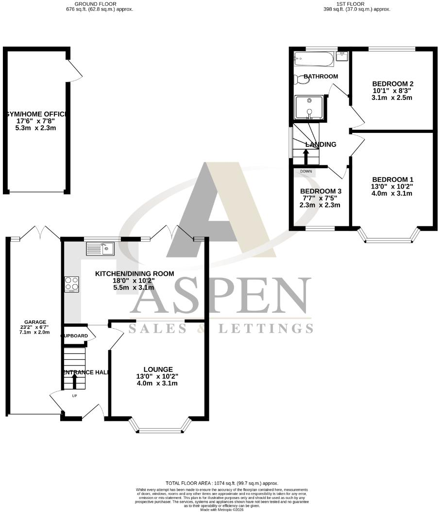 Garden Close, Ashford floorplan