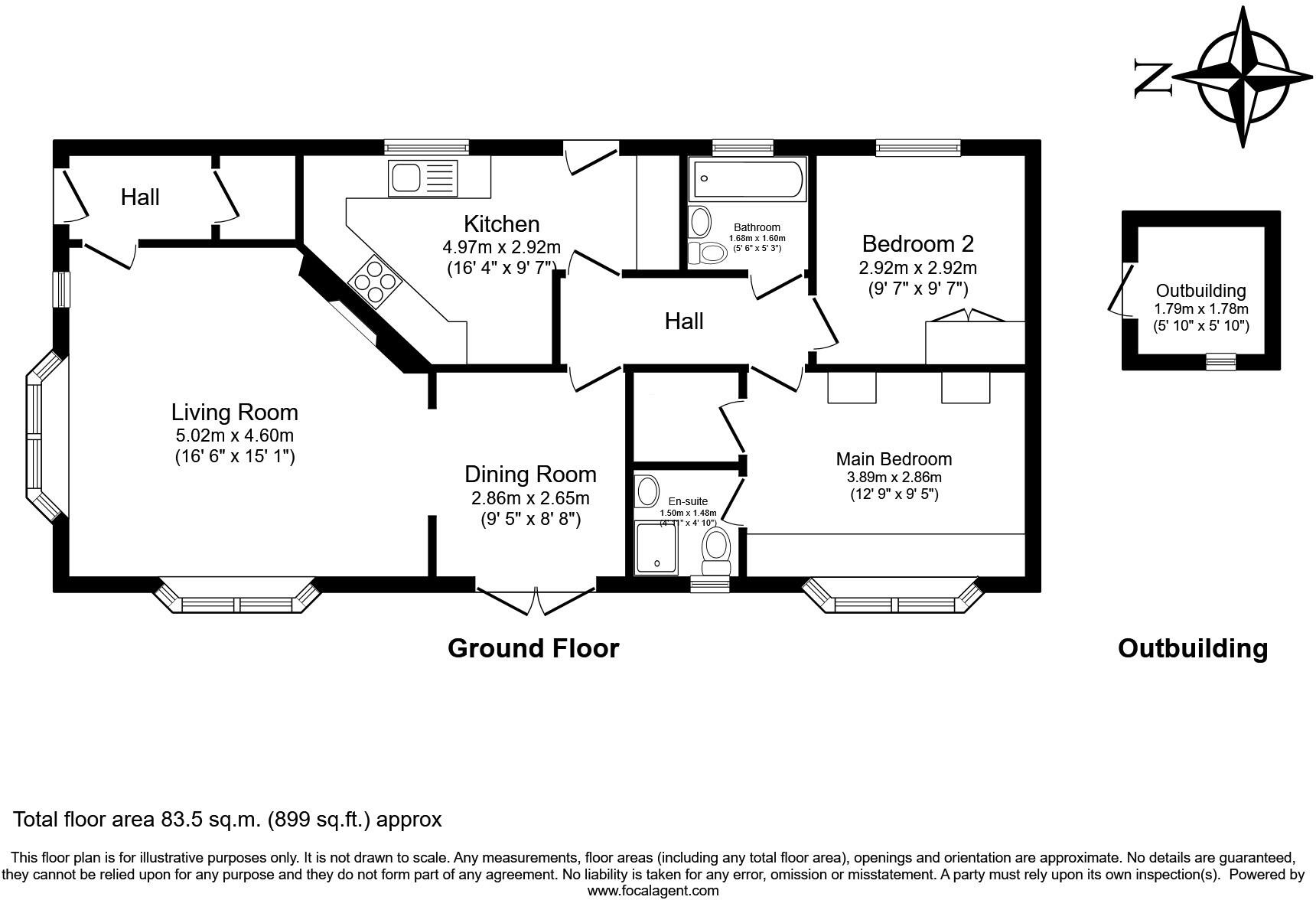 Oakham, Rutland, LE15 floorplan