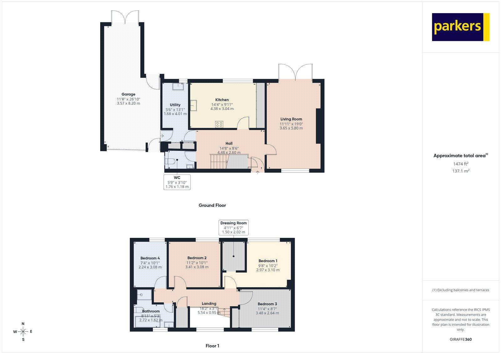 Whitedown Road, Tadley, Hampshire, RG26 floorplan