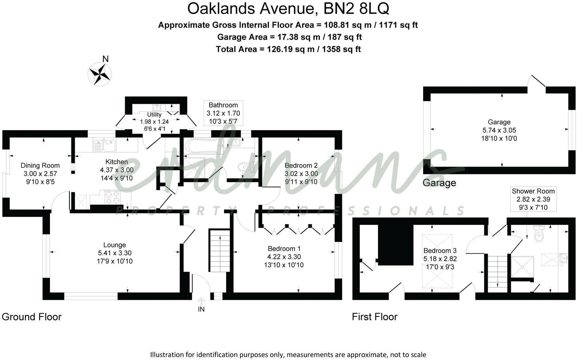Oaklands Avenue, Saltdean, BN2 floorplan