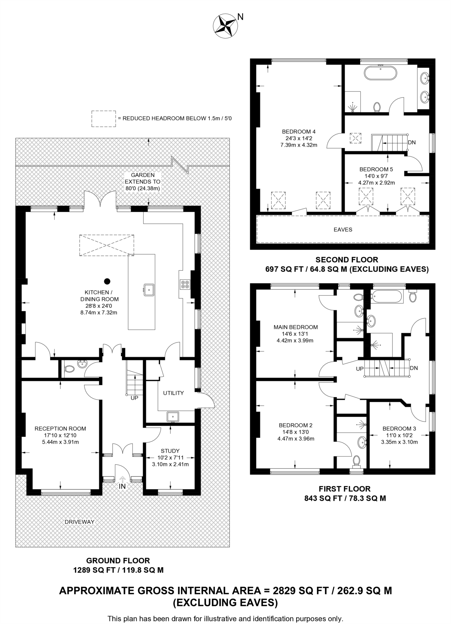 Copse Hill, London, SW20 floorplan