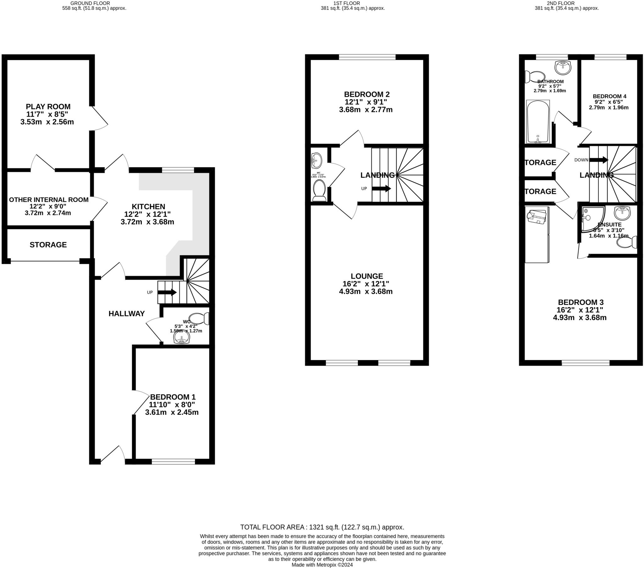 Rose Park Close, Hayes, Greater London, UB4 floorplan