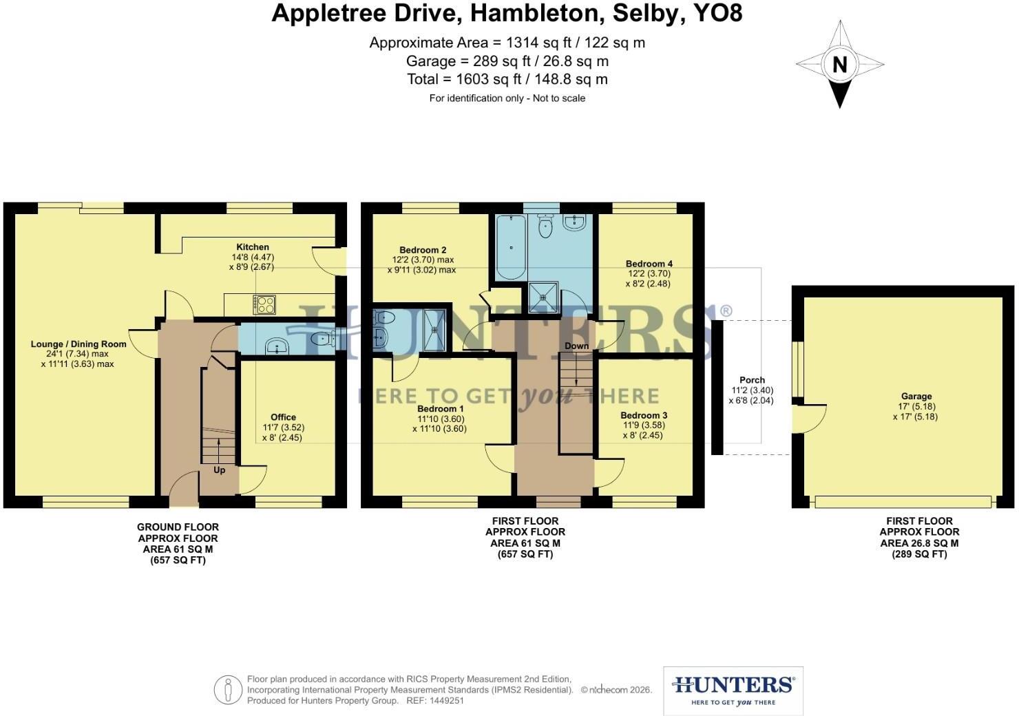 Appletree Drive, Hambleton, Selby floorplan